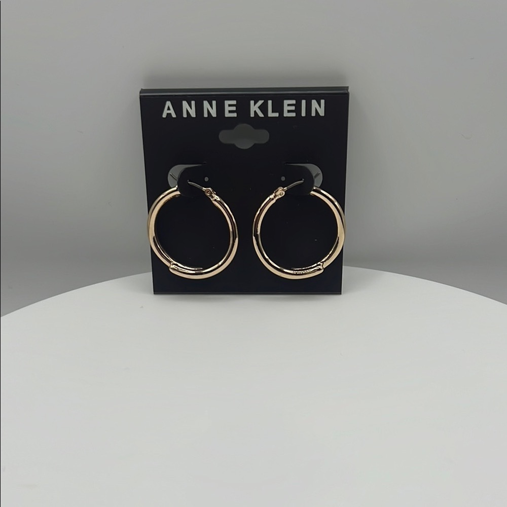 Anne Klein Gold Hoop Earrings